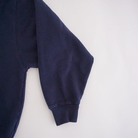 Vintage Horseman 913 Navy Embroidered US Coast Guard Cotton Crewneck Sweater L - Picture 5 of 13